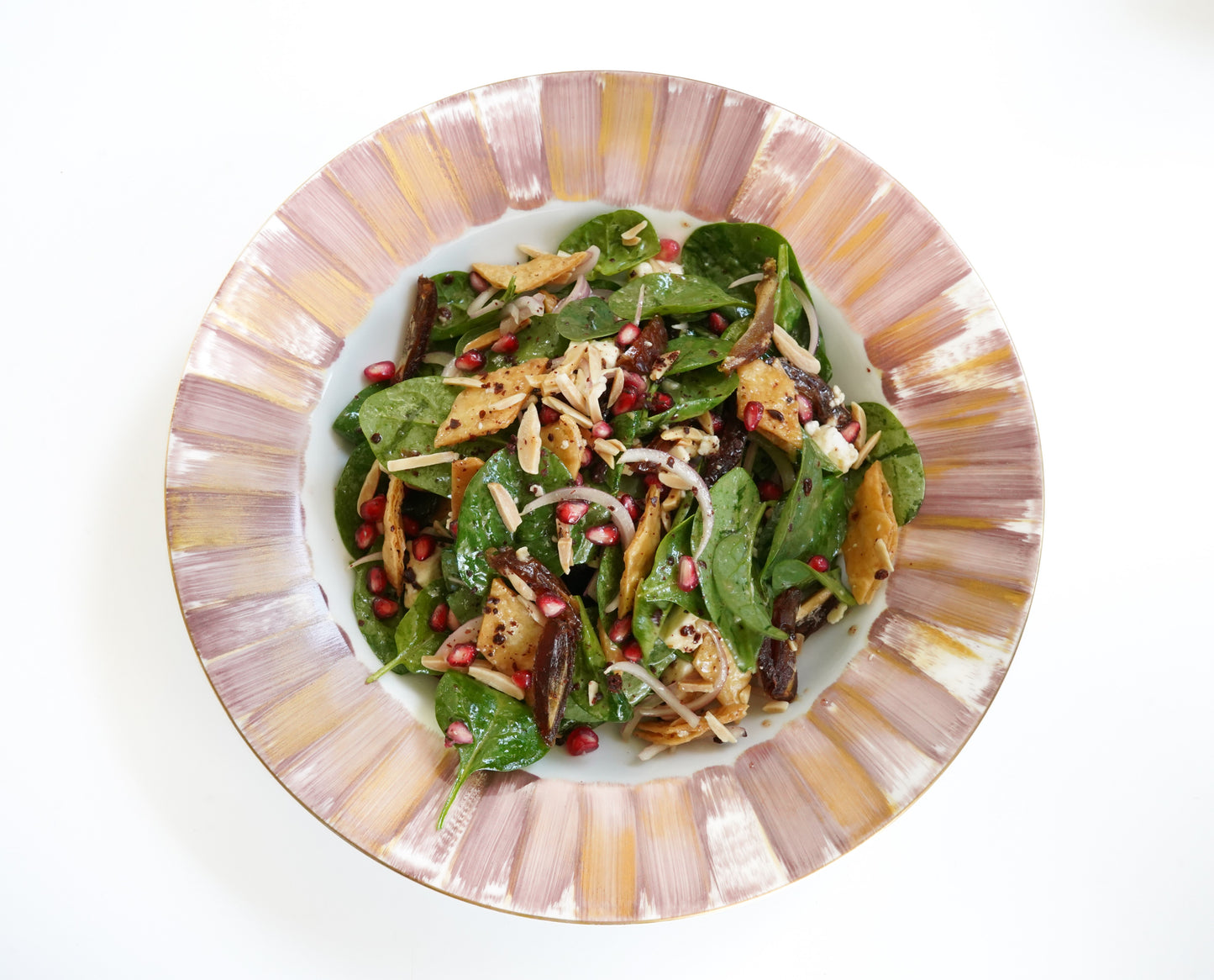 Baby spinach salad