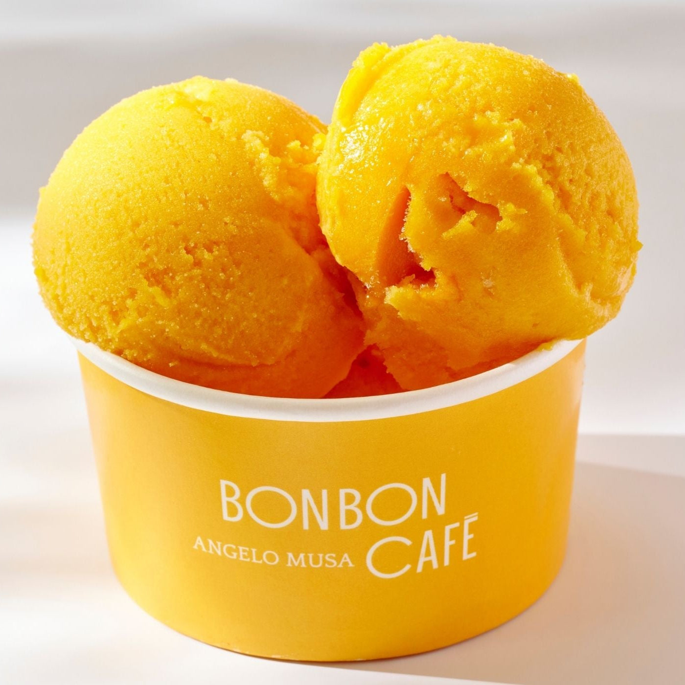 Mango sorbet