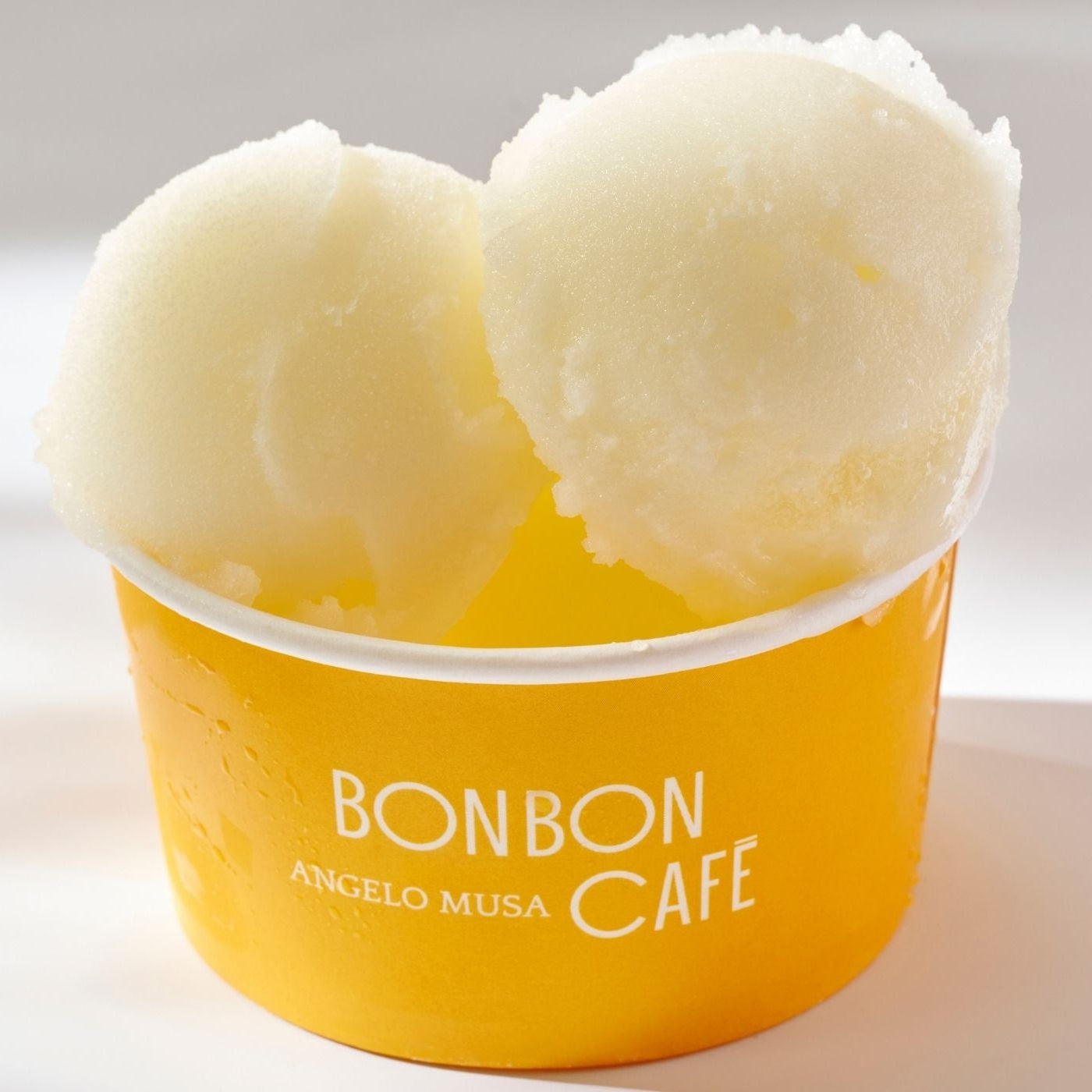 Lemon sorbet
