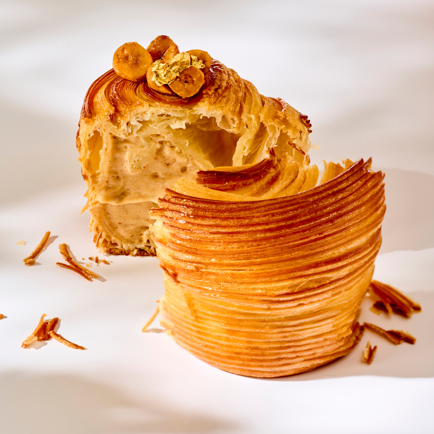 Hazelnut Praline Cruffin